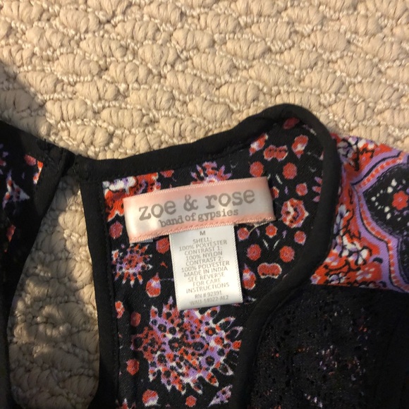 EUC Chic Print Zoe & Rose/Band of Gypsies Romper - Picture 2 of 4